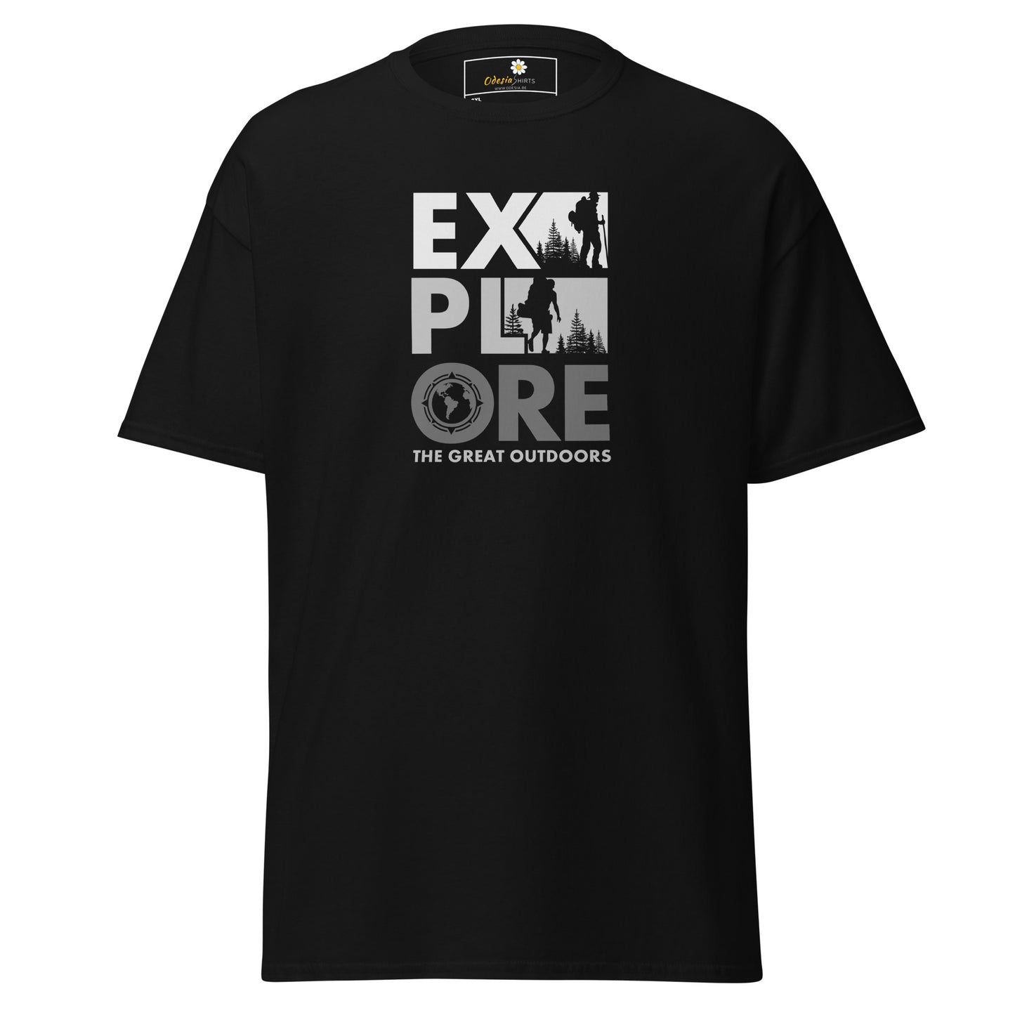 Unisex classic t-shirt - ADVENTURE EXPLORE OUTDOORS - BIG