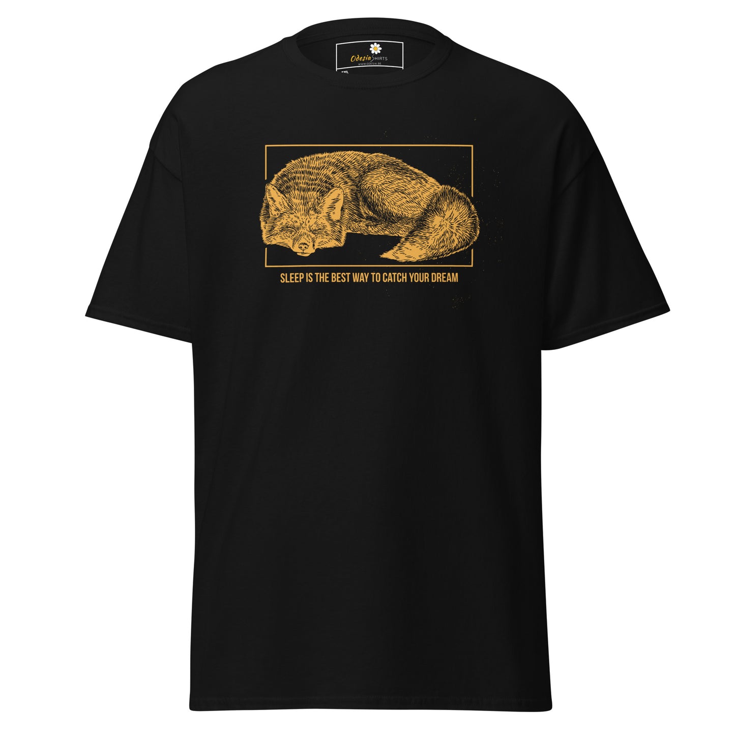 T-shirt classique unisexe - ANIMAUX RENARD DORMEZ DE LA MEILLEURE FAÇON DE RÊVER - GRAND