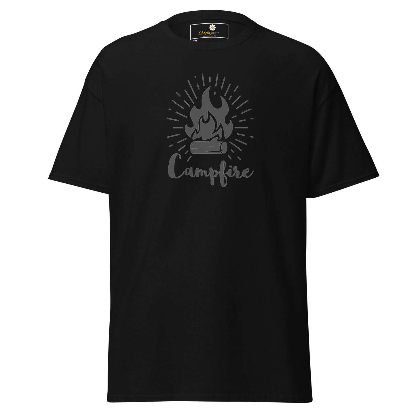Unisex classic t-shirt - ADVENTURE CAMPFIRE - BIG