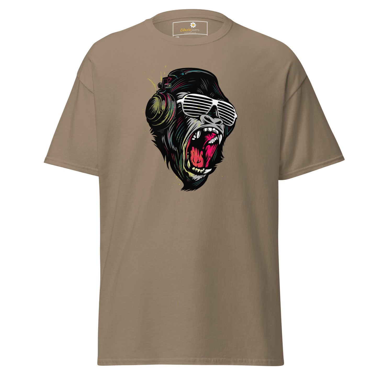 T-shirt classique pour homme - WILDLIFE GORILLA SCREAM - BIG