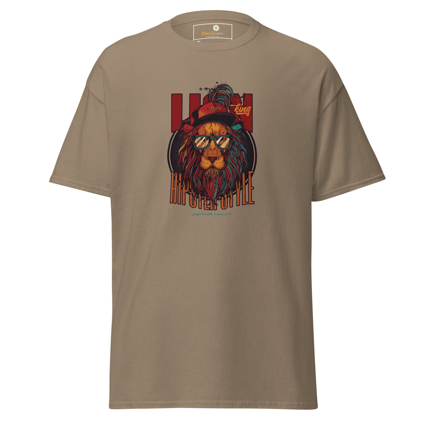 T-shirt classique unisexe - ANIMAUX LION - GRAND