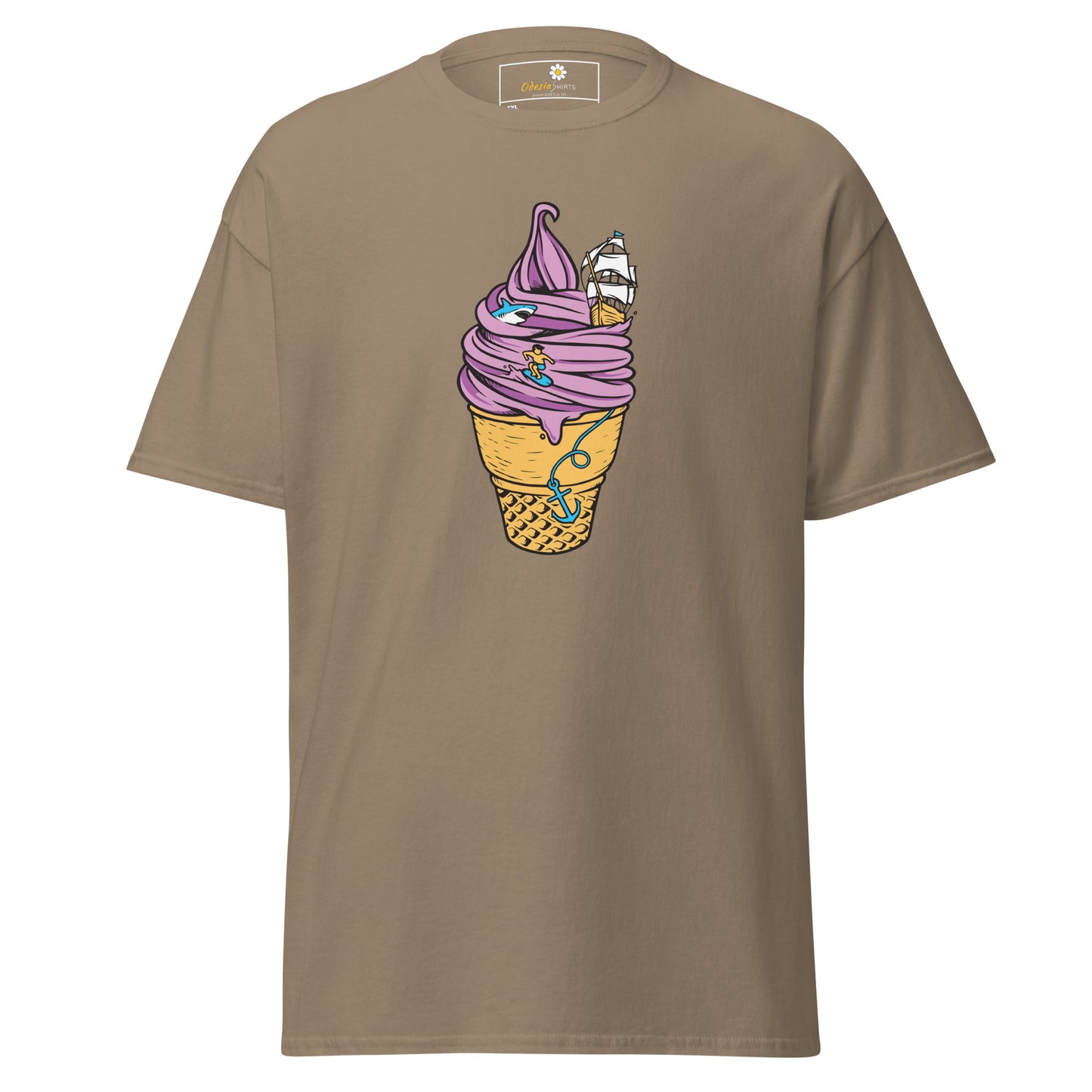Unisex classic t-shirt - FUN SAILING ICE CREAM - BIG