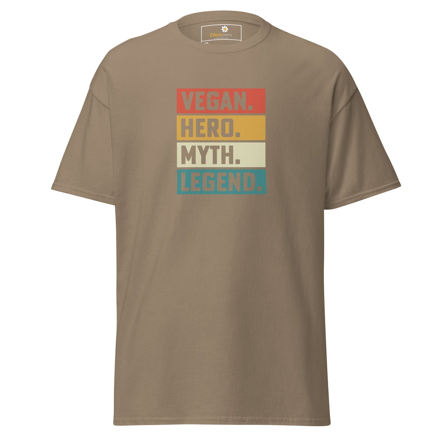 T-shirt classique unisexe - ECOVEG VEGAN HERO LEGEND - GRAND