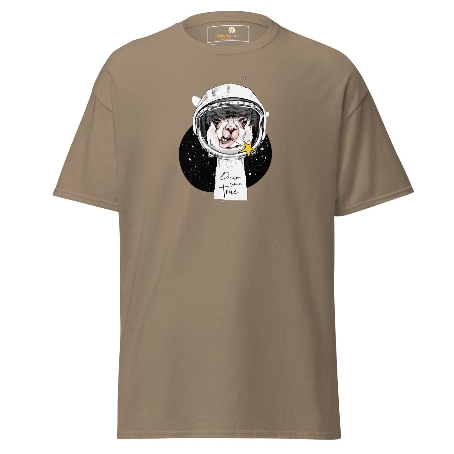 Unisex classic t-shirt - ASTRONAUT ANIMAL LAMA - BIG