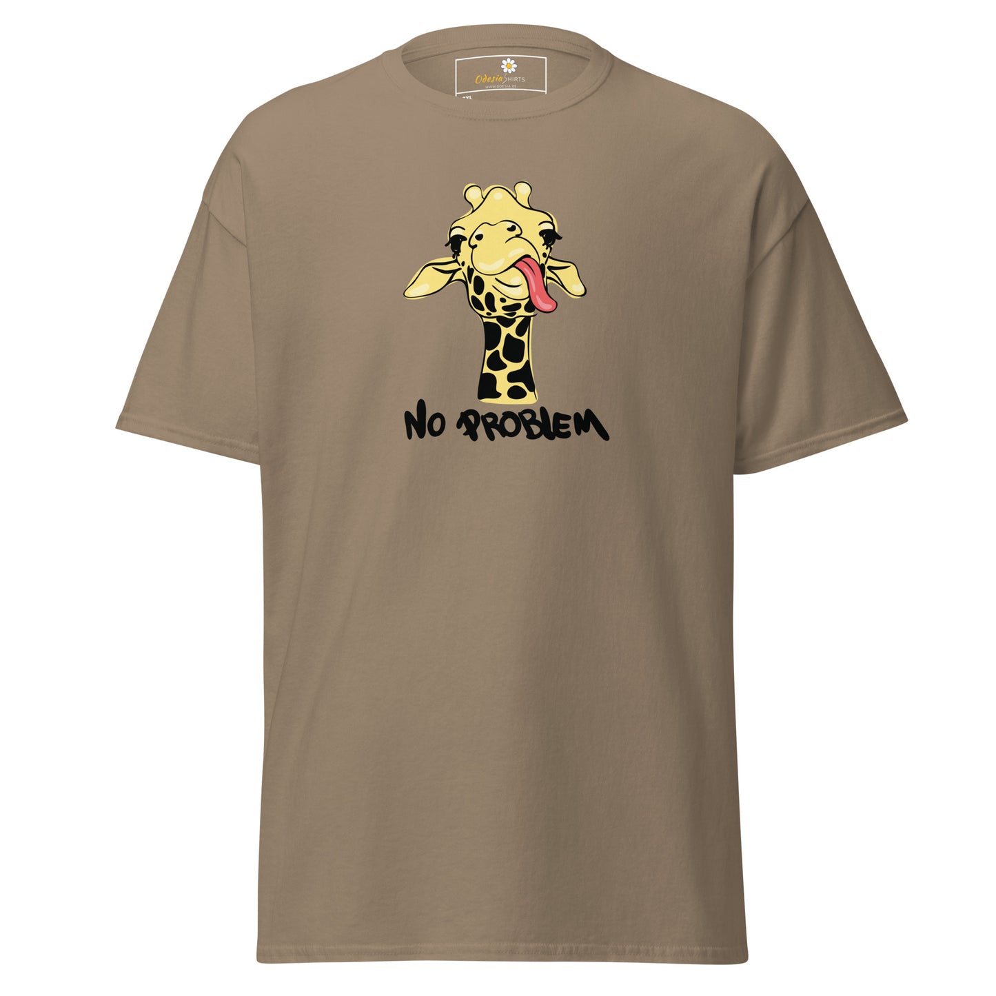 Unisex klassiek t-shirt - FUN GIRAF GEEN PROBLEEM - GROOT