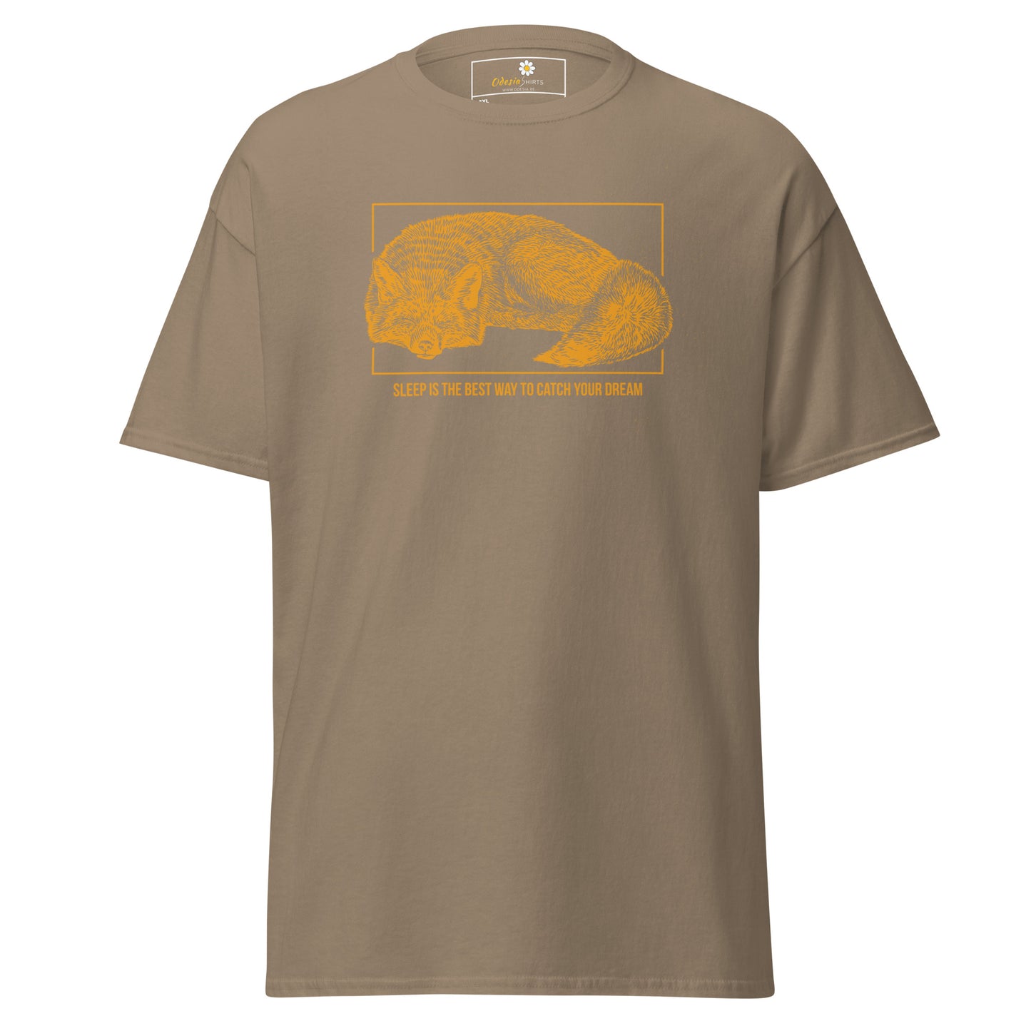 T-shirt classique unisexe - ANIMAUX RENARD DORMEZ DE LA MEILLEURE FAÇON DE RÊVER - GRAND