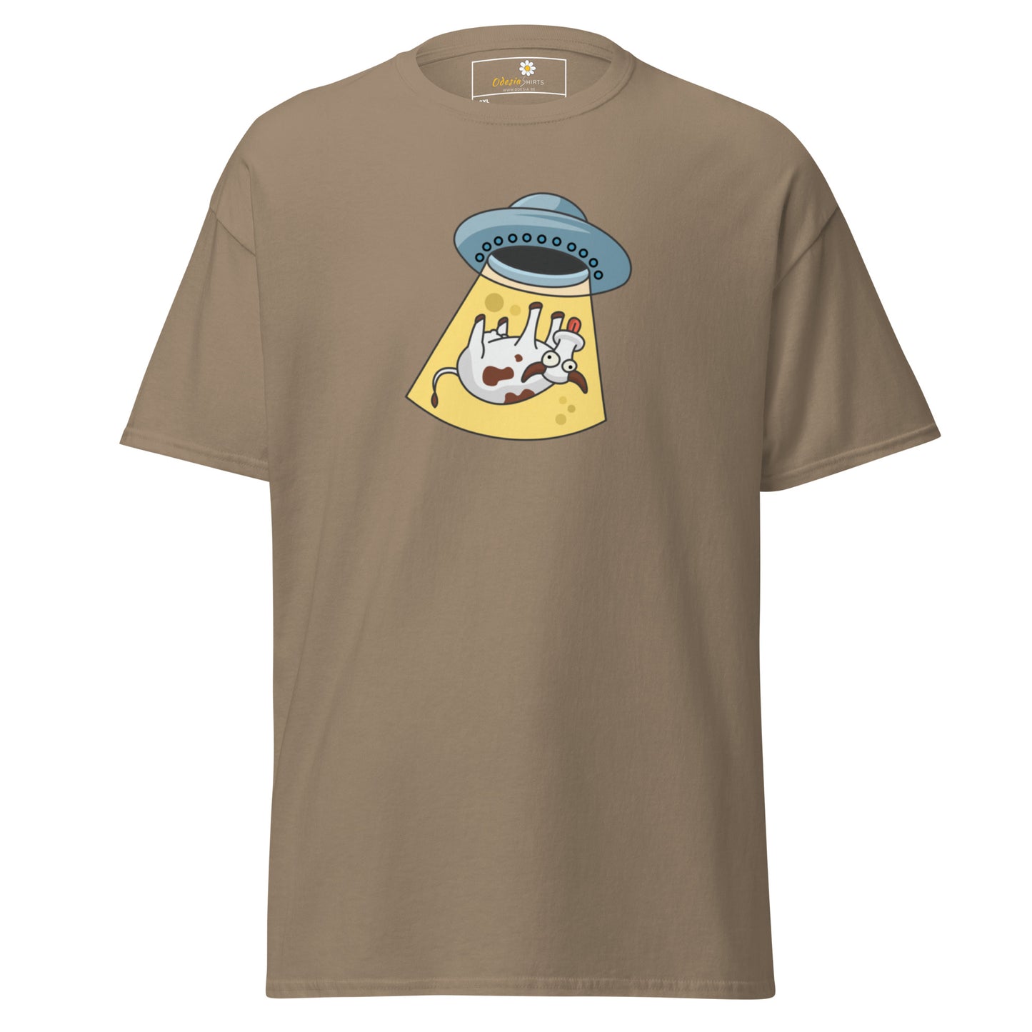 Unisex classic t-shirt - ALIEN SPACE COW - BIG