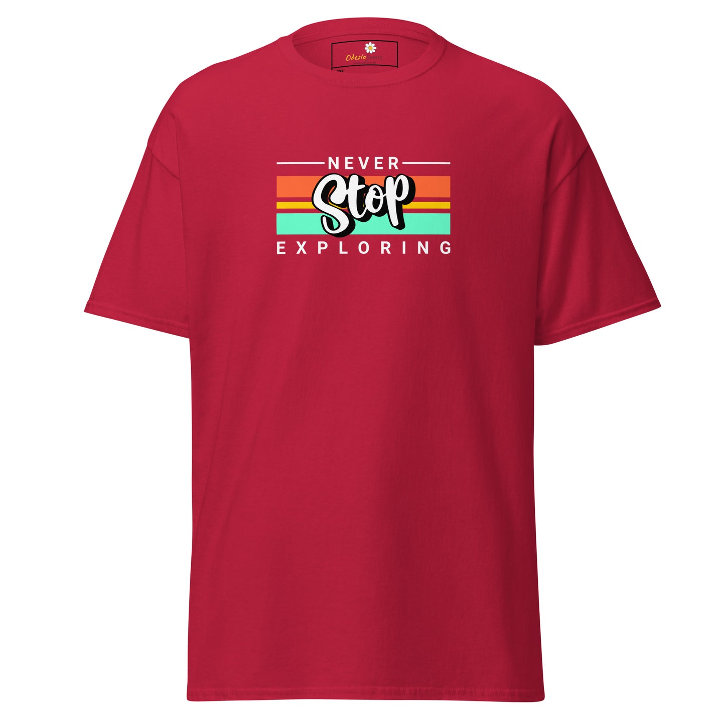 Unisex classic t-shirt - ADVENTURE NEVER STOP EXPLORING 2 - BIG