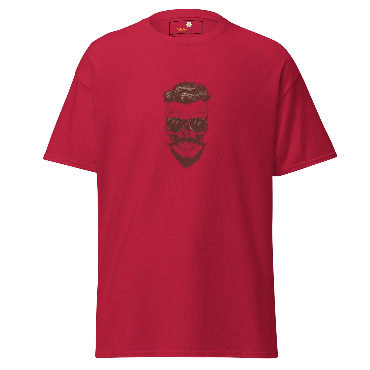 Unisex classic t-shirt - SKULL HIPSTER - BIG