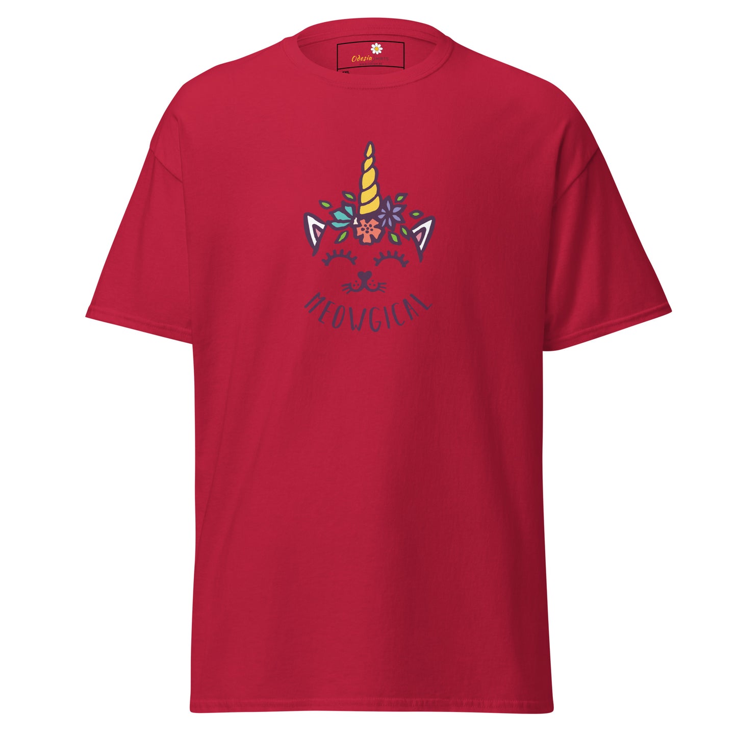 Unisex klassiek t-shirt - ANIMALS CAT MAGICAL - GROOT