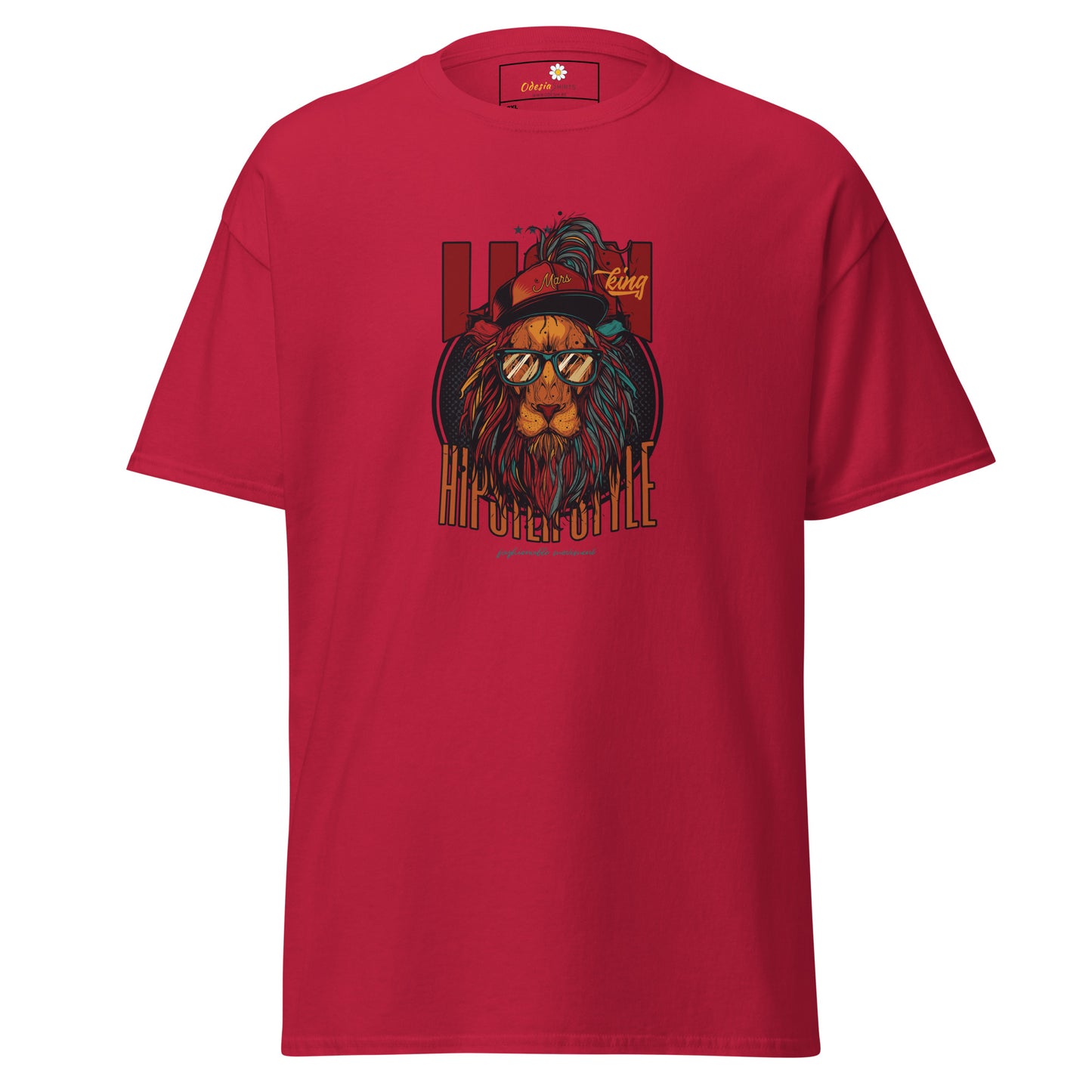 T-shirt classique unisexe - ANIMAUX LION - GRAND
