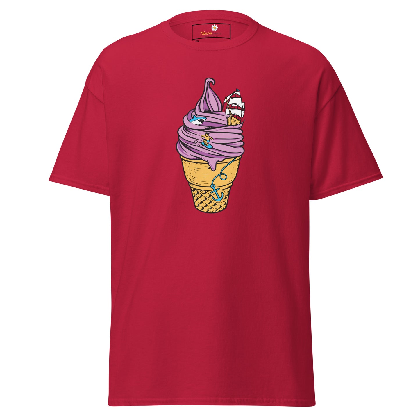 Unisex classic t-shirt - FUN SAILING ICE CREAM - BIG