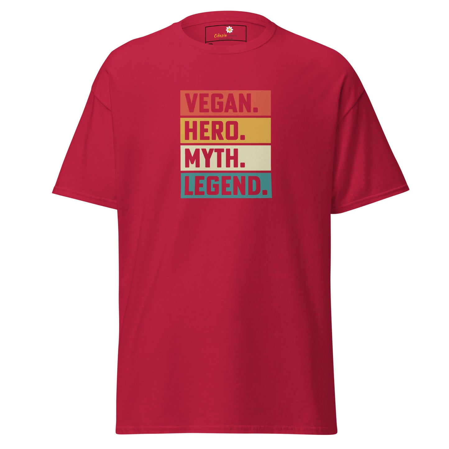 T-shirt classique unisexe - ECOVEG VEGAN HERO LEGEND - GRAND
