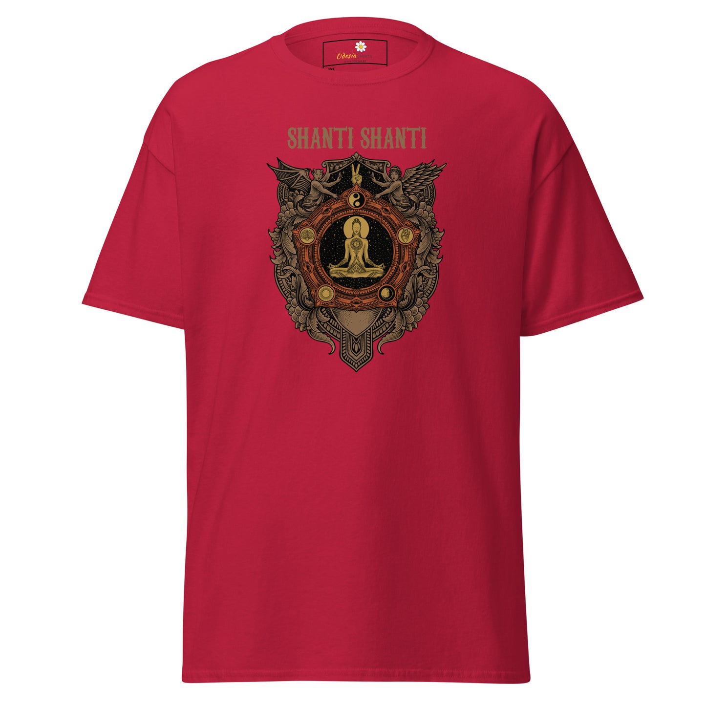 T-shirt classique unisexe - MÉDITATION SPIRITUELLE SHANTI - GRAND