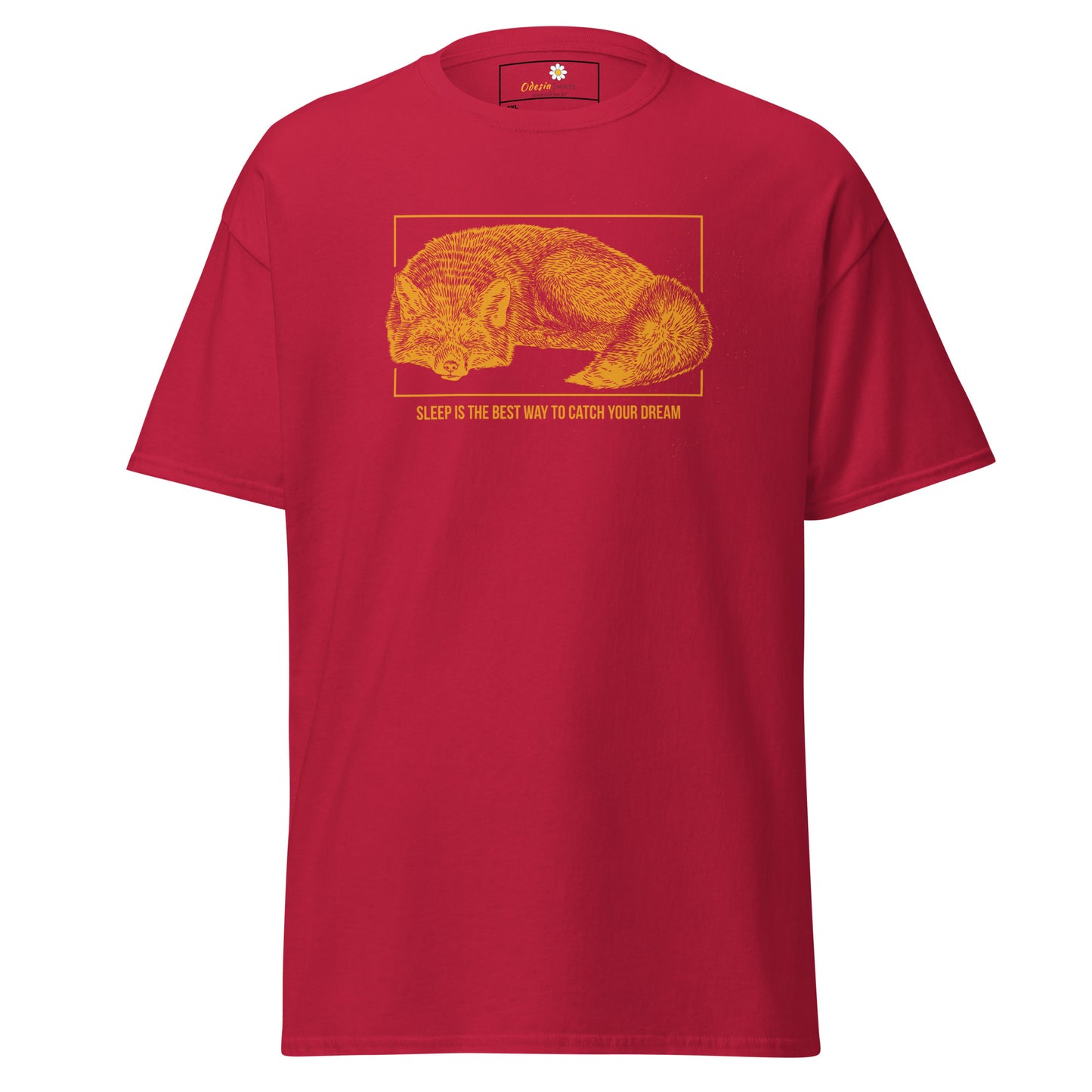 T-shirt classique unisexe - ANIMAUX RENARD DORMEZ DE LA MEILLEURE FAÇON DE RÊVER - GRAND