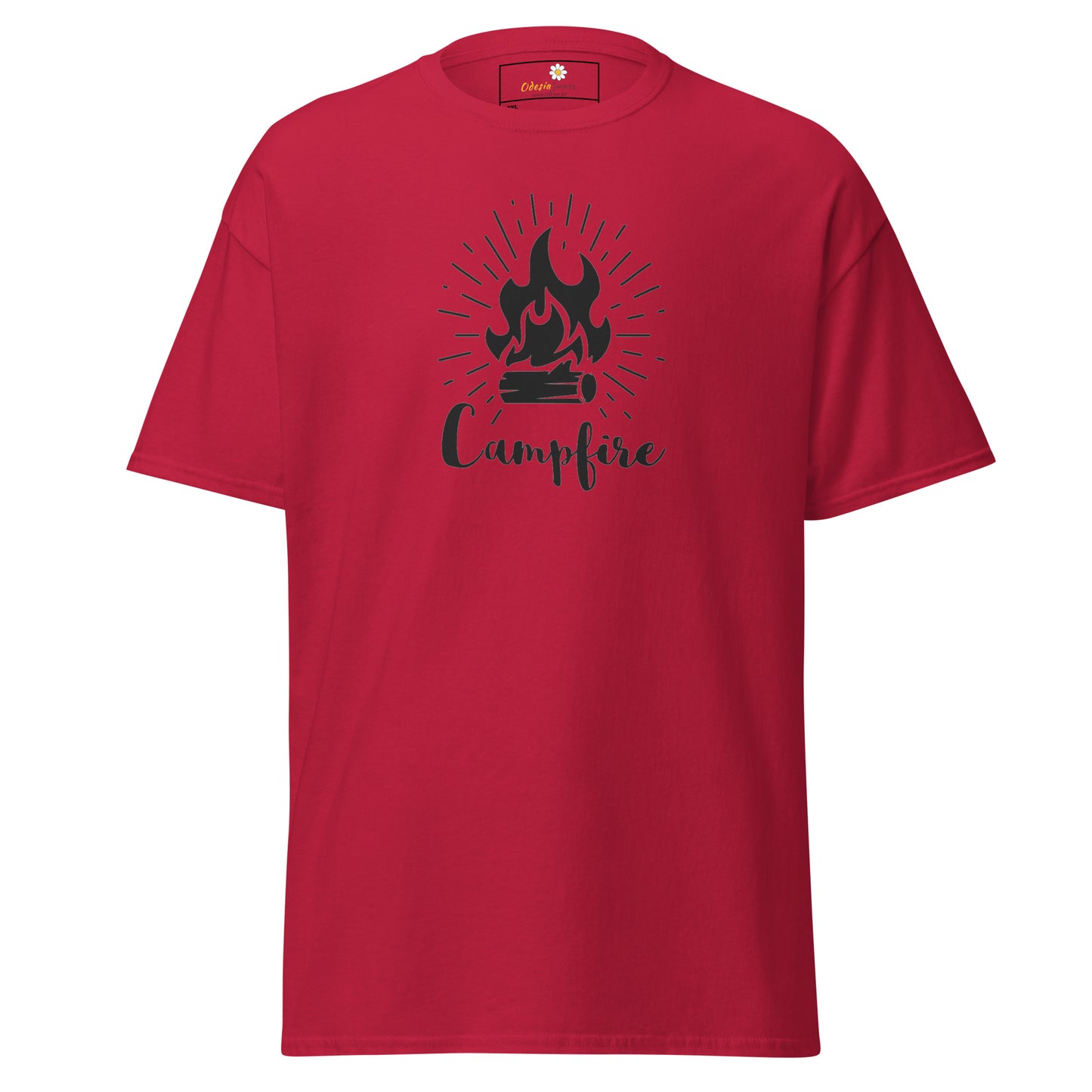 Unisex classic t-shirt - ADVENTURE CAMPFIRE - BIG