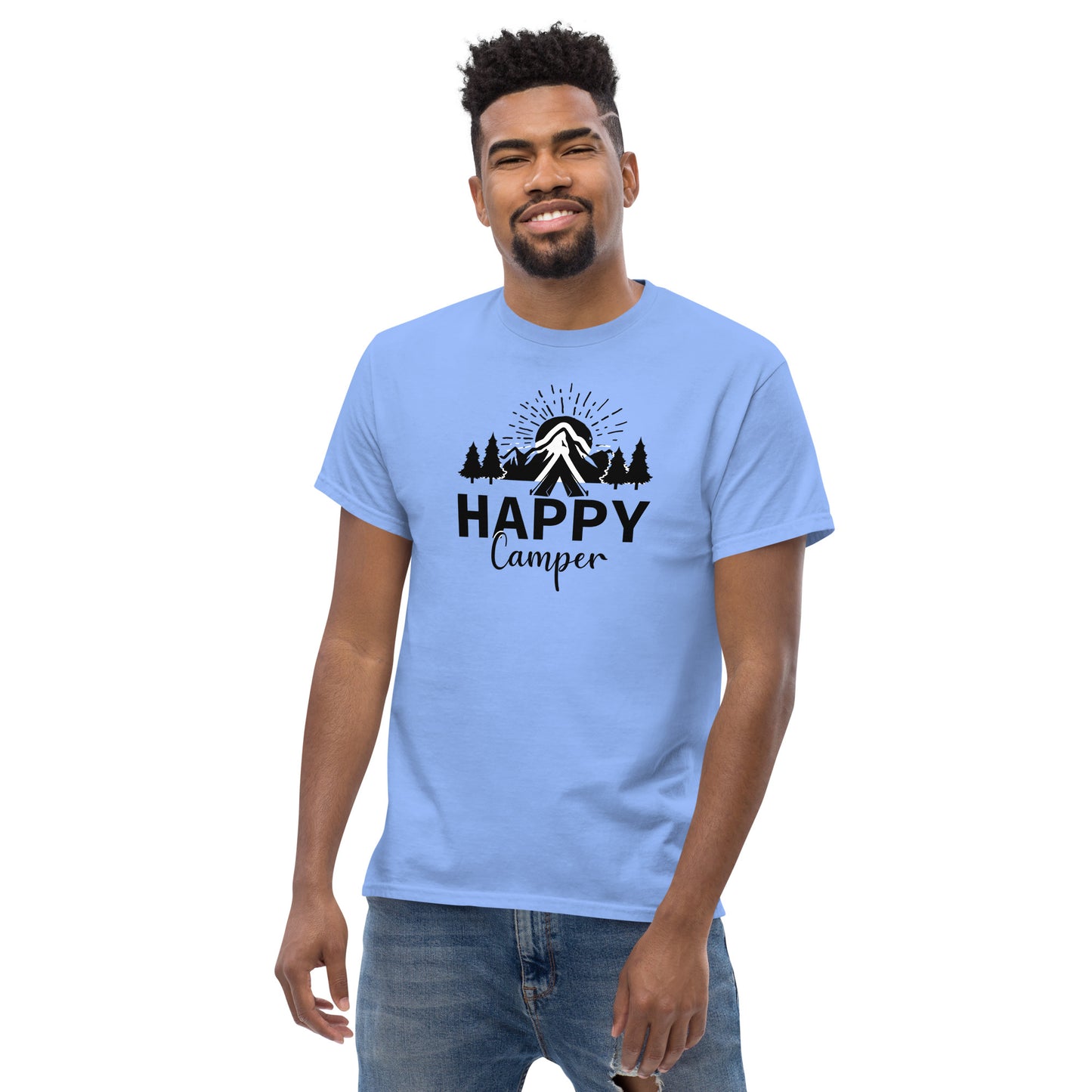 Unisex classic t-shirt - ADVENTURE HAPPY MOUNTAIN - BIG