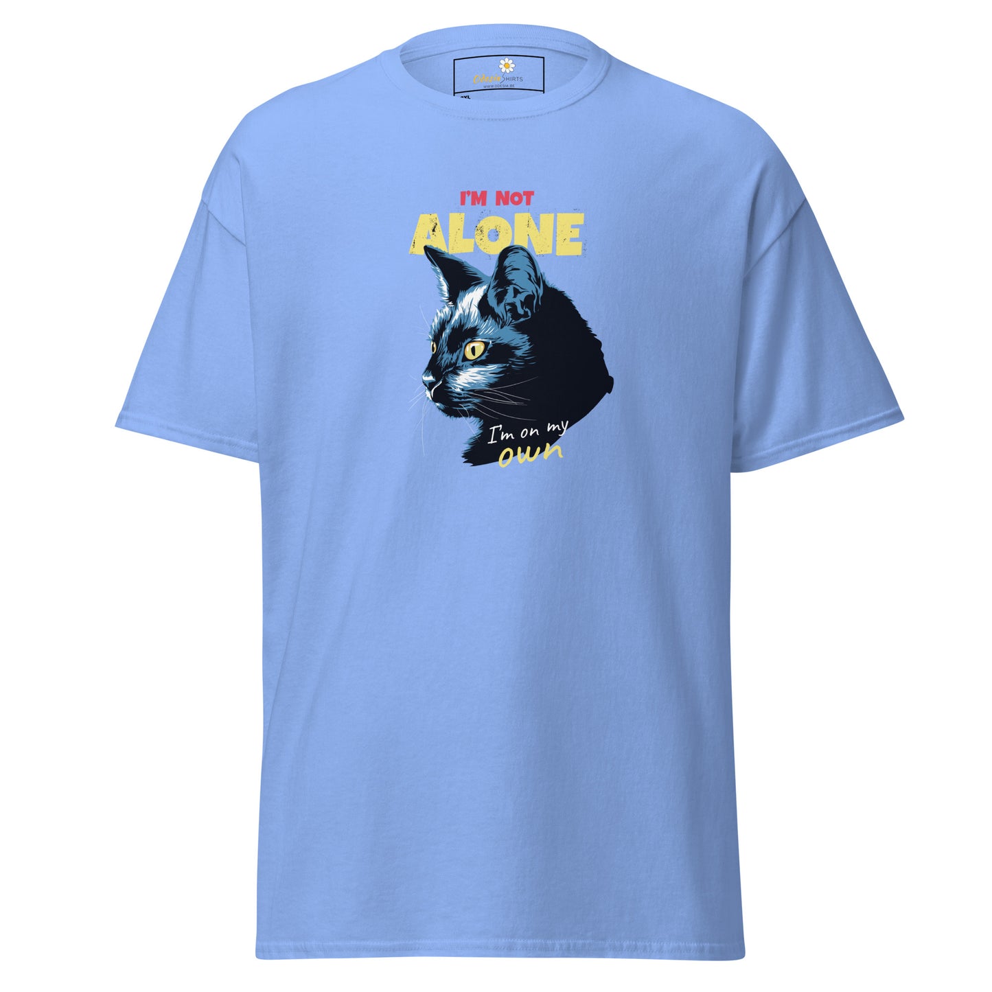 T-shirt classique unisexe - ANIMAUX CHAT PAS SEUL - GRAND
