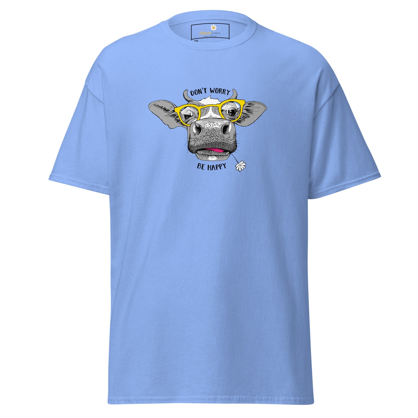 T-shirt classique unisexe - ANIMAUX FUN VACHE LUNETTES - GRAND