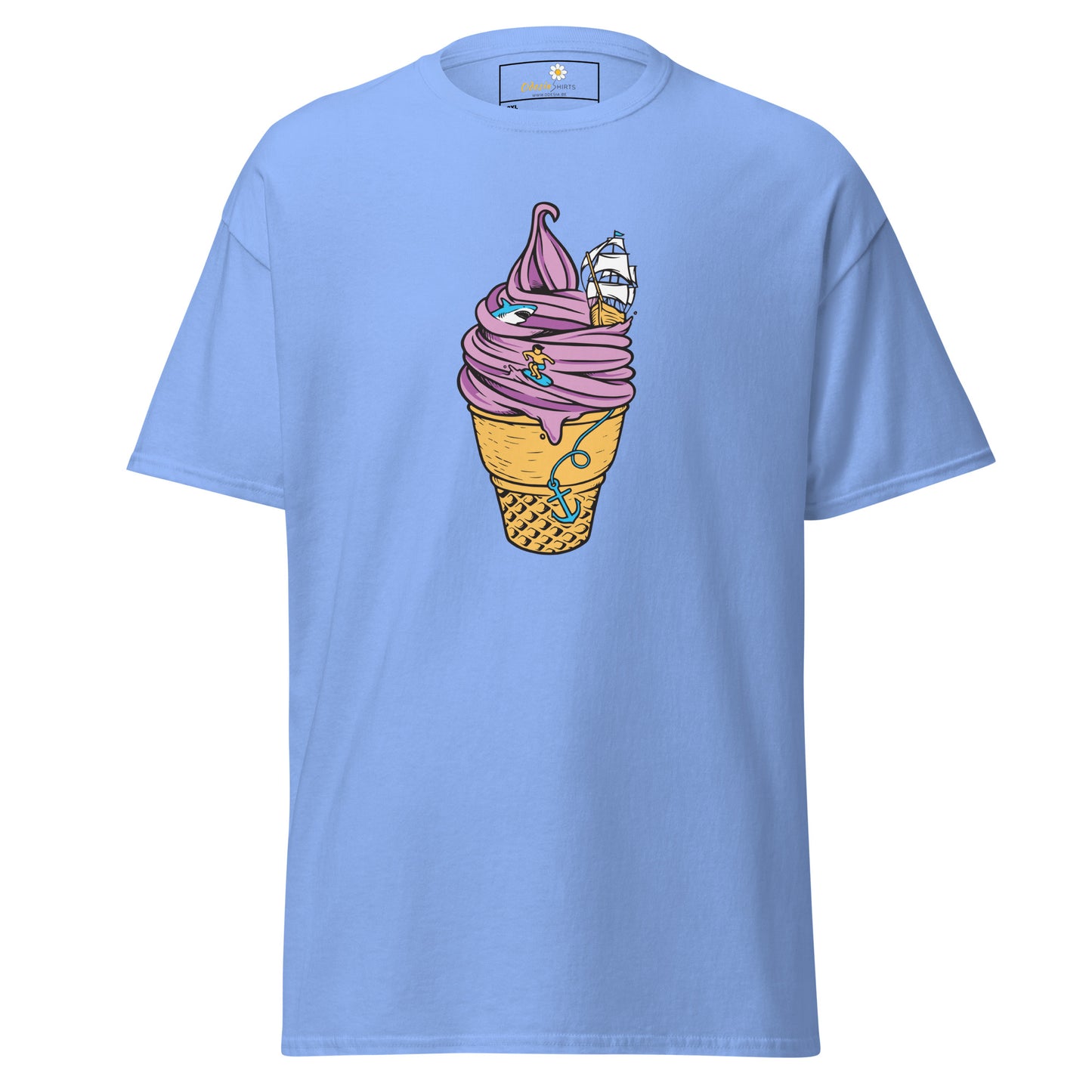 Unisex classic t-shirt - FUN SAILING ICE CREAM - BIG