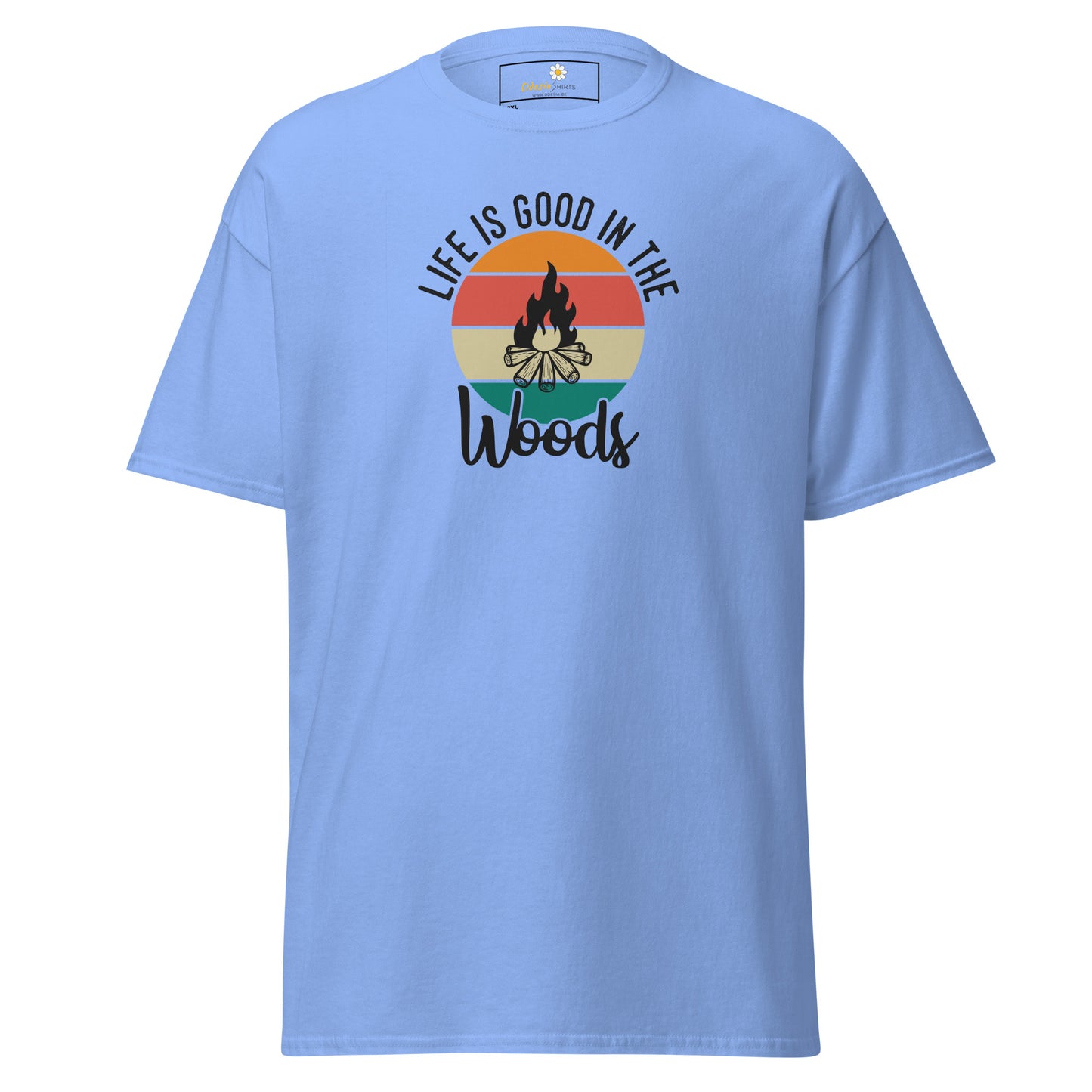 Unisex classic t-shirt - ADVENTURE LIFE IS GOOD IN THE WOODS - BIG