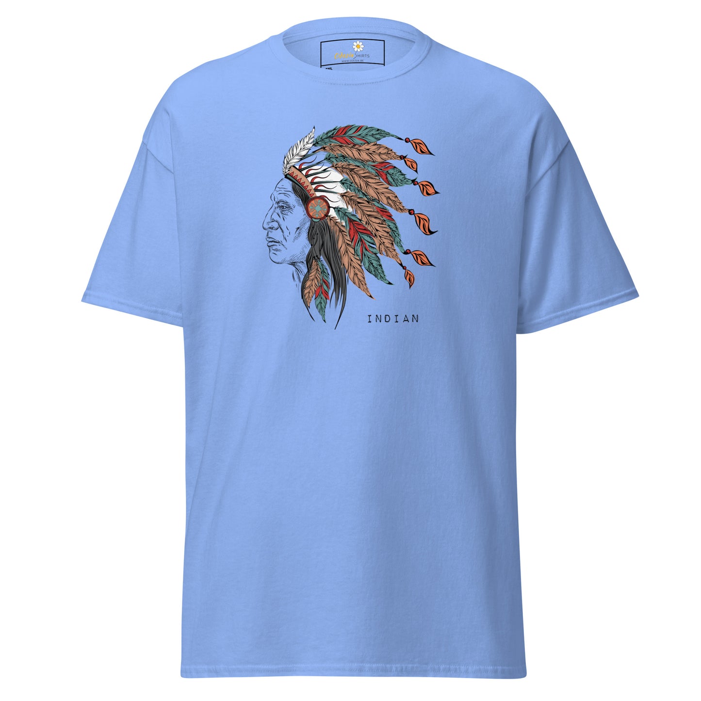 Unisex classic t-shirt - VINTAGE INDIAN HEAD - BIG