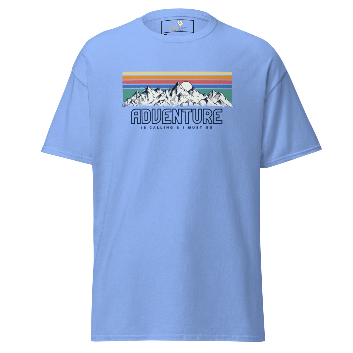 Unisex classic t-shirt - ADVENTURE IS CALLING COLORS - BIG