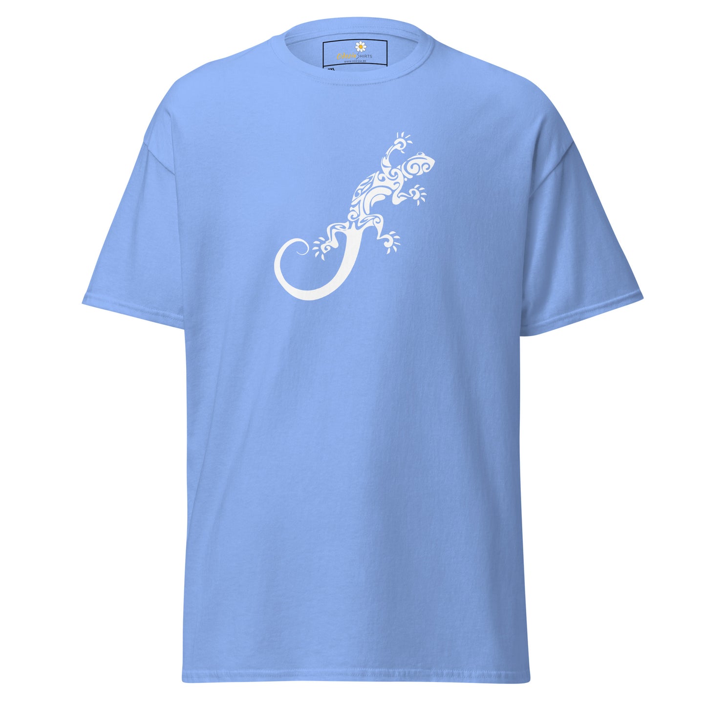 T-shirt classique unisexe - ANIMAUX LÉZARD BLANC - GRAND