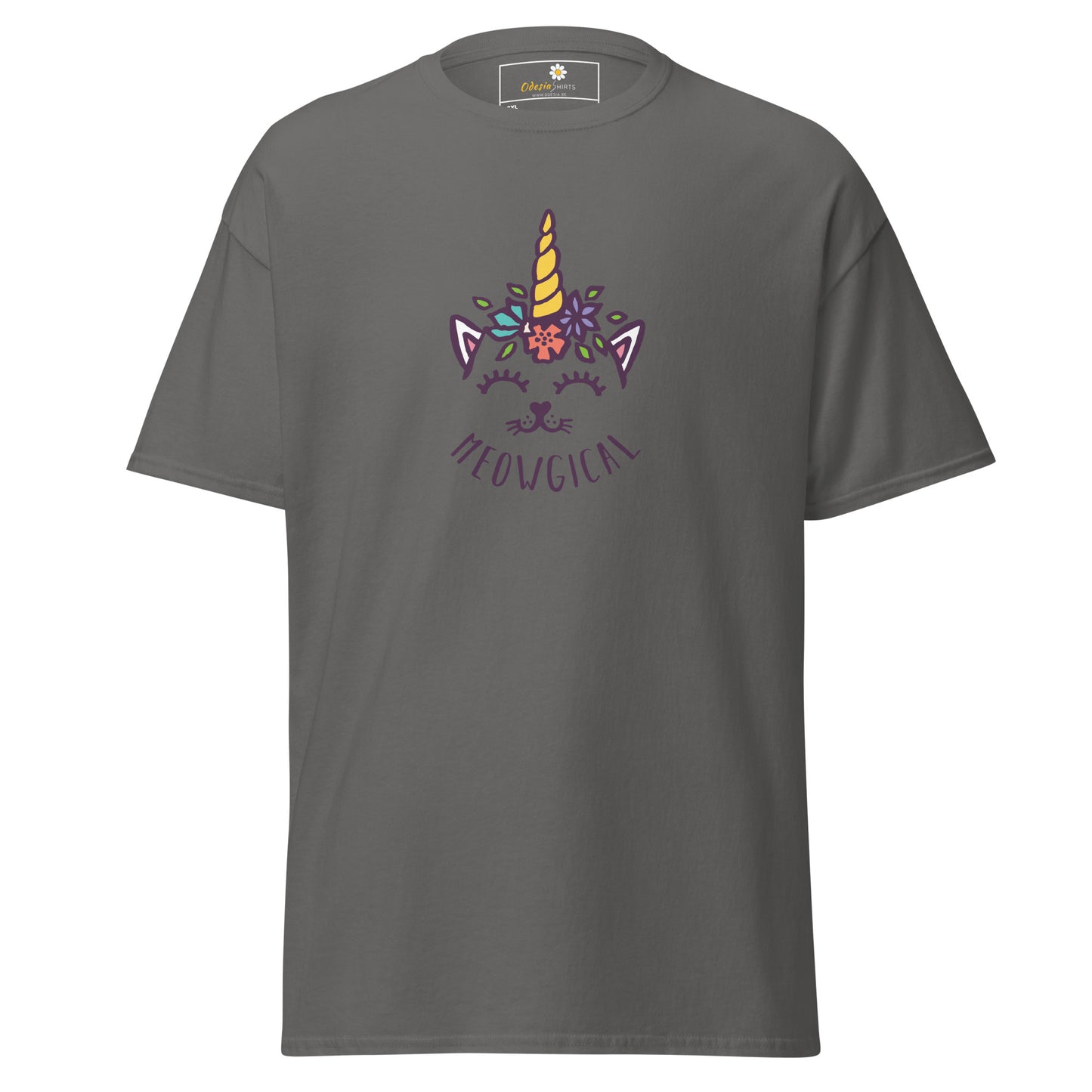 Unisex klassiek t-shirt - ANIMALS CAT MAGICAL - GROOT