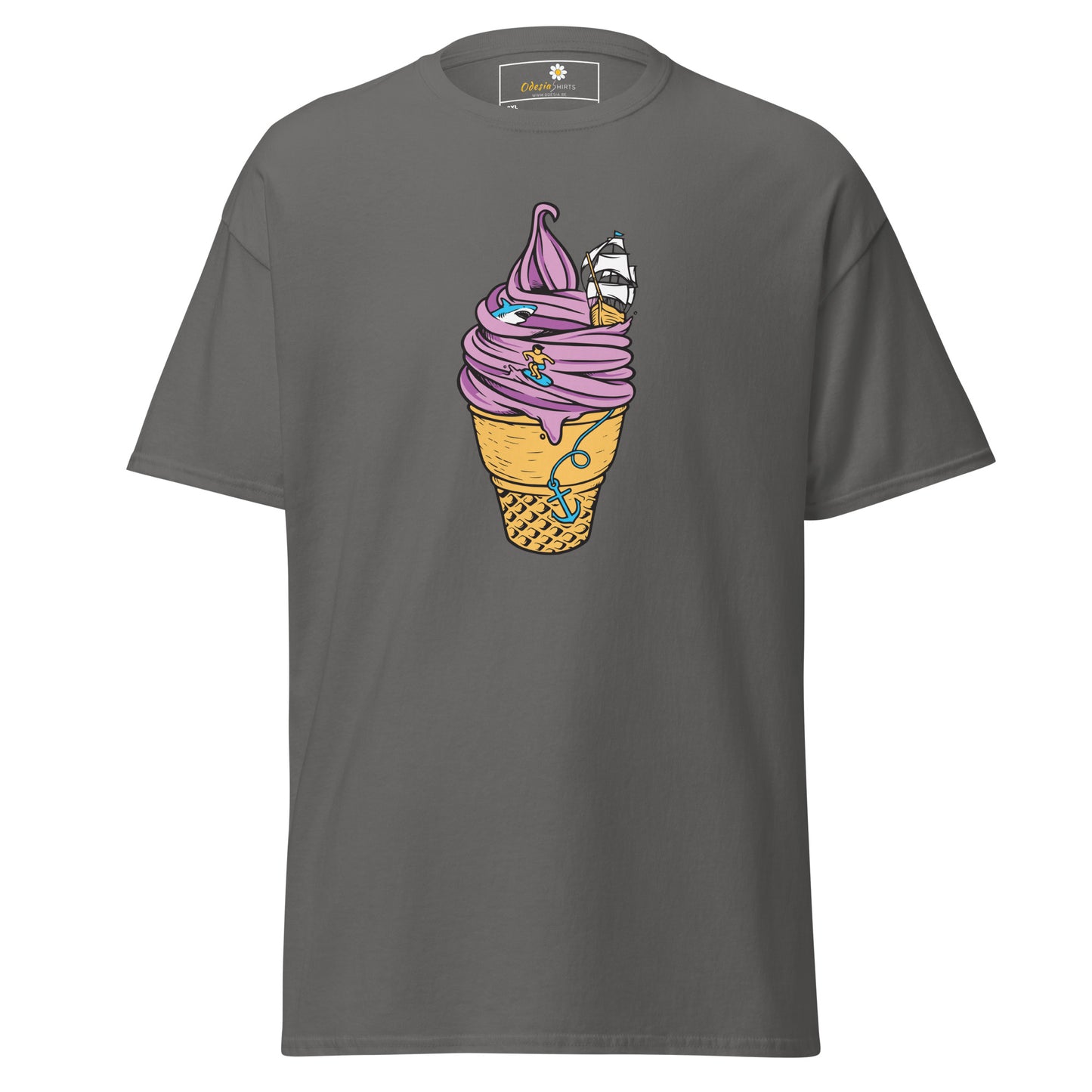 Unisex classic t-shirt - FUN SAILING ICE CREAM - BIG