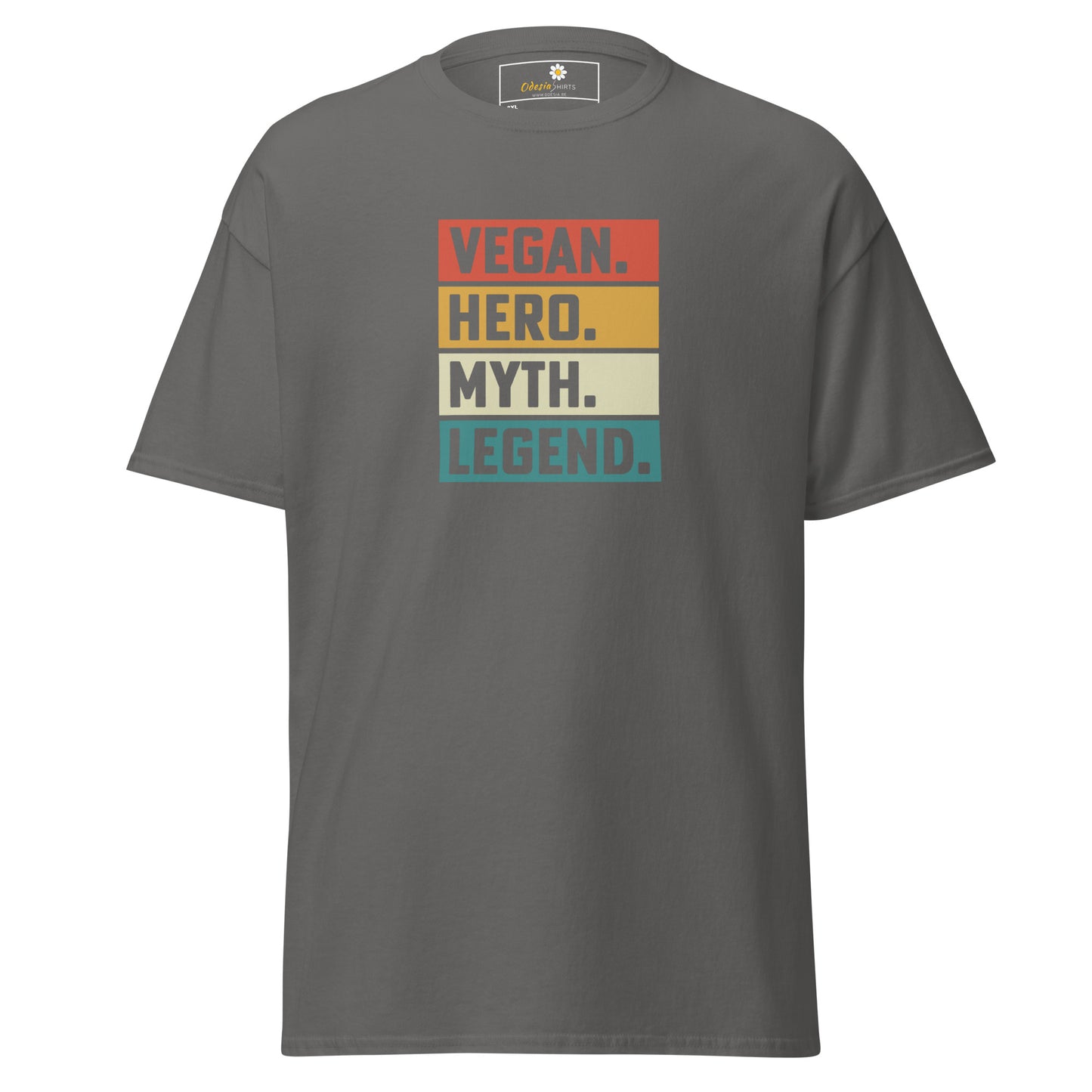 T-shirt classique unisexe - ECOVEG VEGAN HERO LEGEND - GRAND