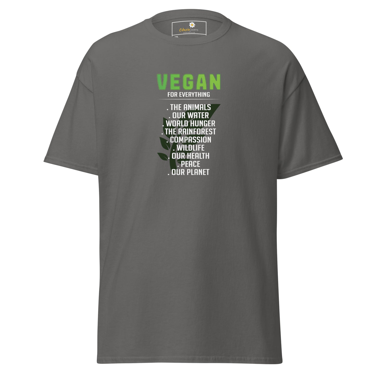 Unisex classic t-shirt - ECOVEGAN REASONS - BIG