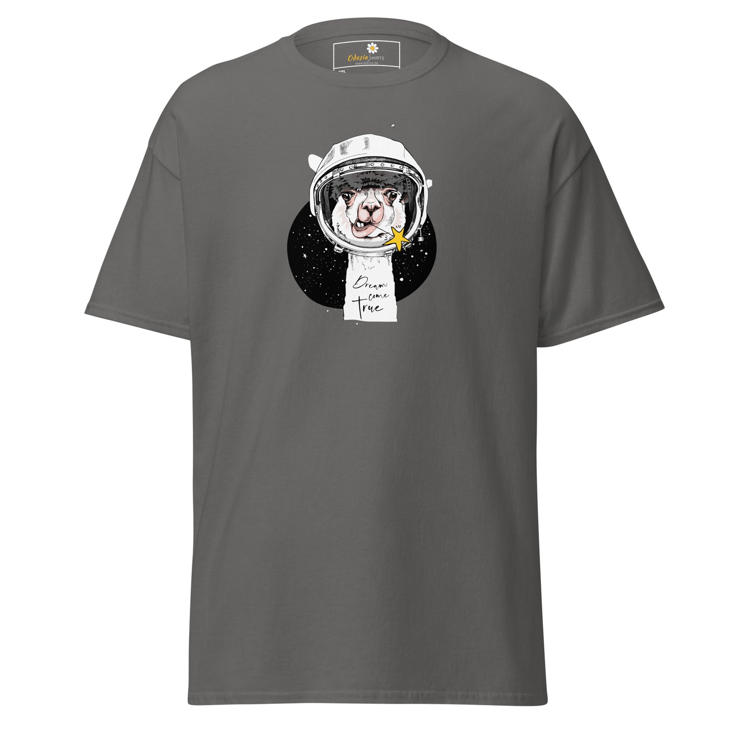 Unisex classic t-shirt - ASTRONAUT ANIMAL LAMA - BIG