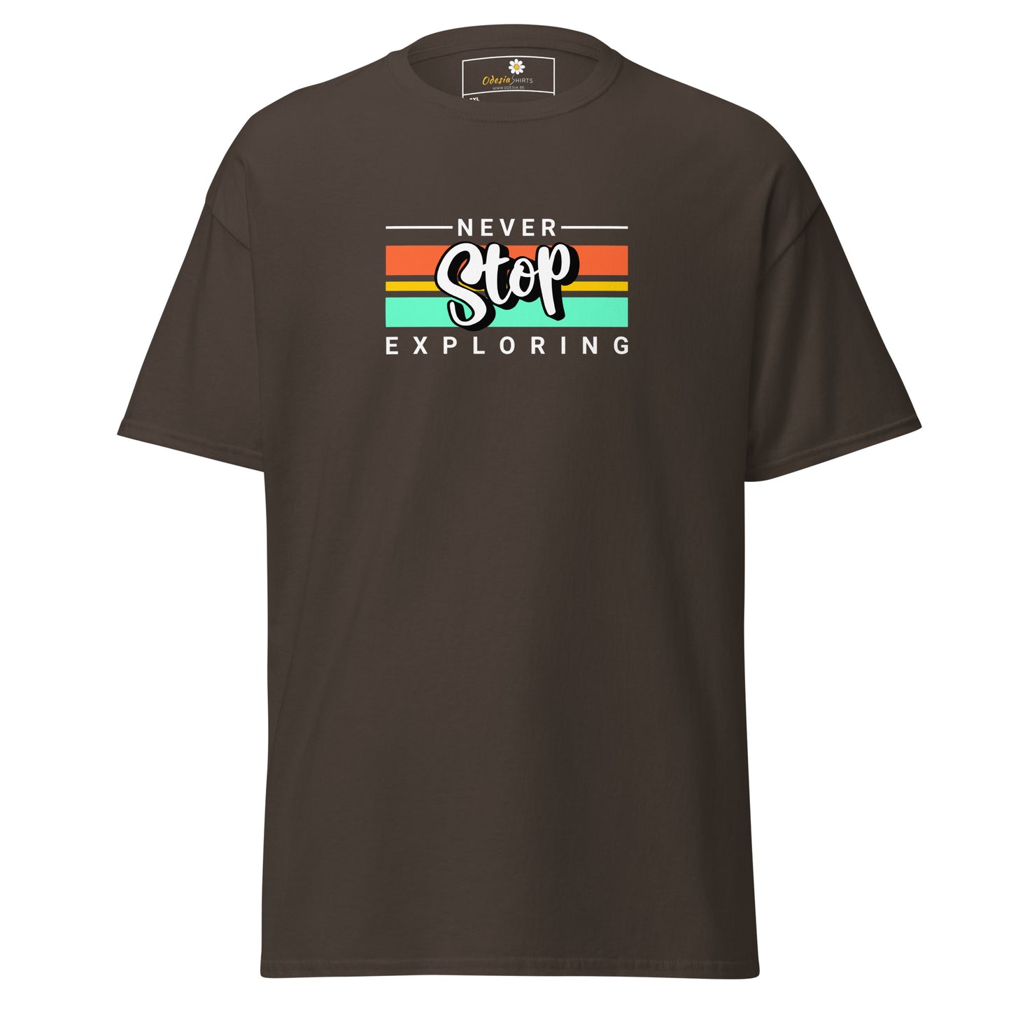 Unisex classic t-shirt - ADVENTURE NEVER STOP EXPLORING 2 - BIG