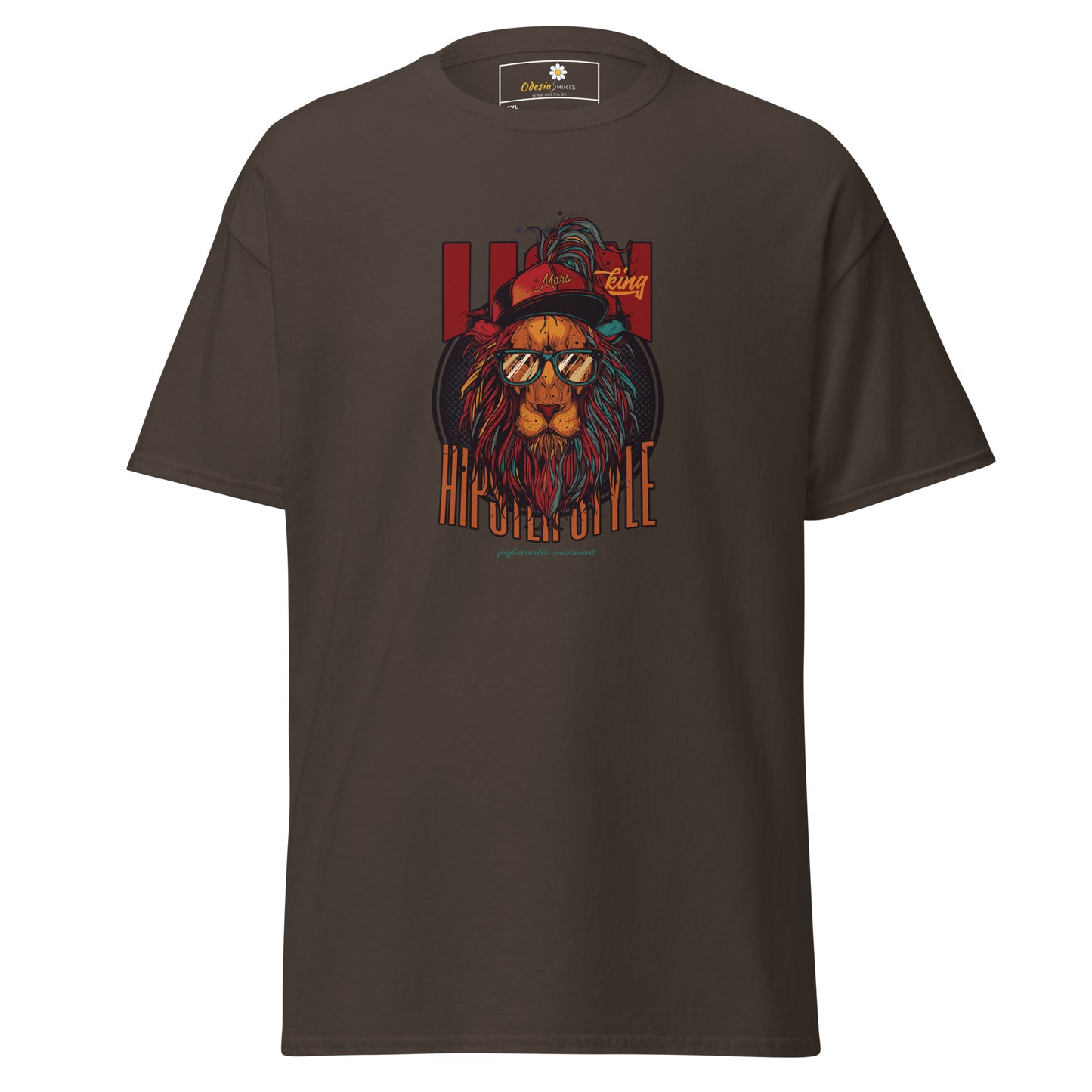 T-shirt classique unisexe - ANIMAUX LION - GRAND