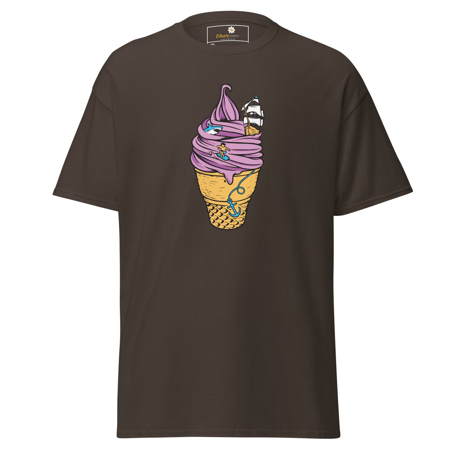 Unisex classic t-shirt - FUN SAILING ICE CREAM - BIG