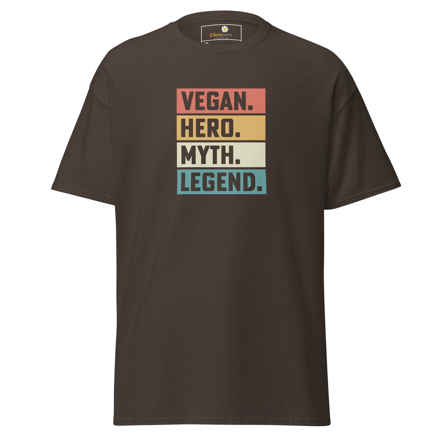 T-shirt classique unisexe - ECOVEG VEGAN HERO LEGEND - GRAND
