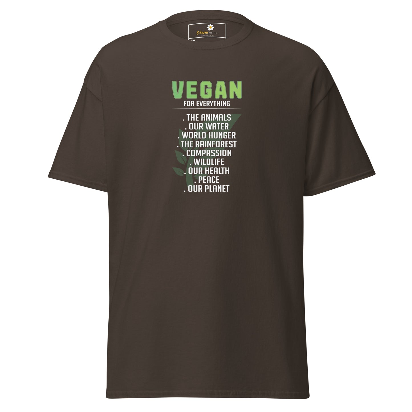 Unisex classic t-shirt - ECOVEGAN REASONS - BIG