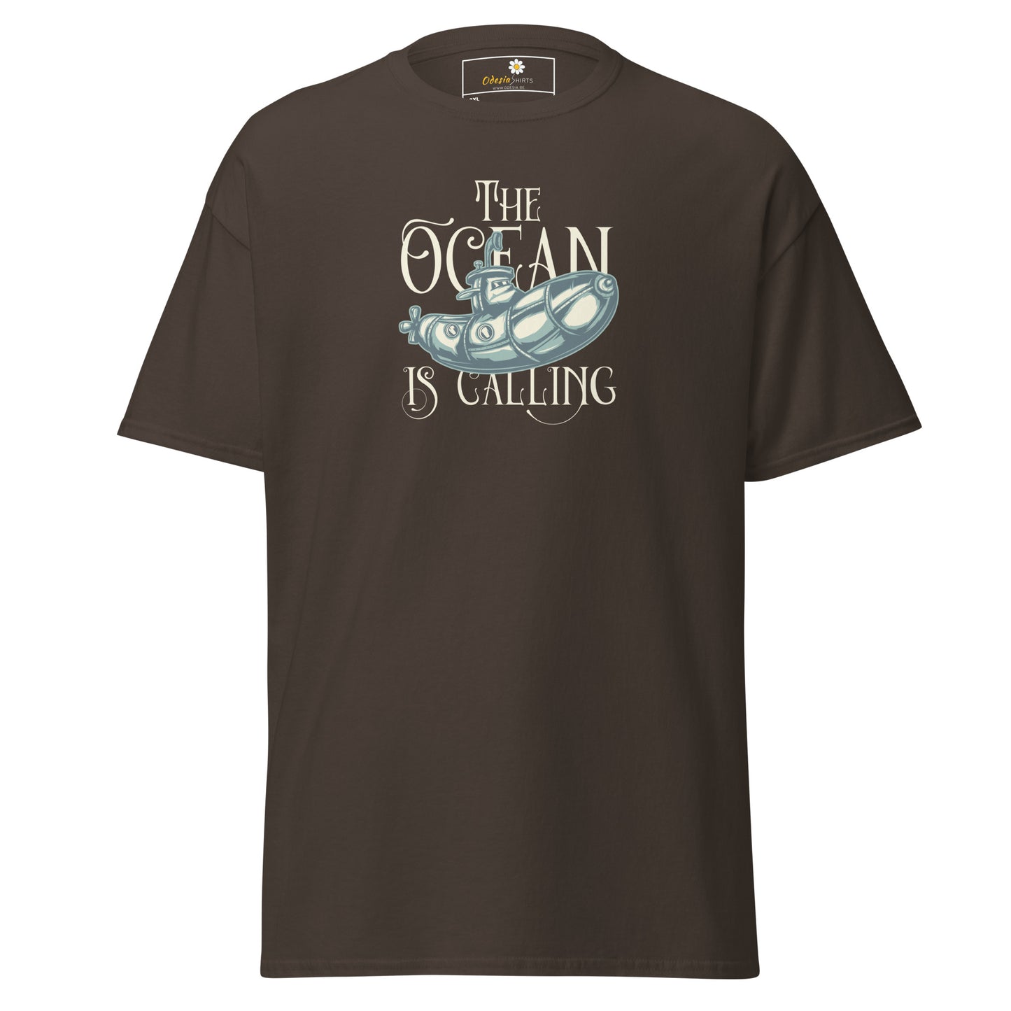 Unisex classic t-shirt - ADVENTURE THE OCEAN IS CALLING - BIG