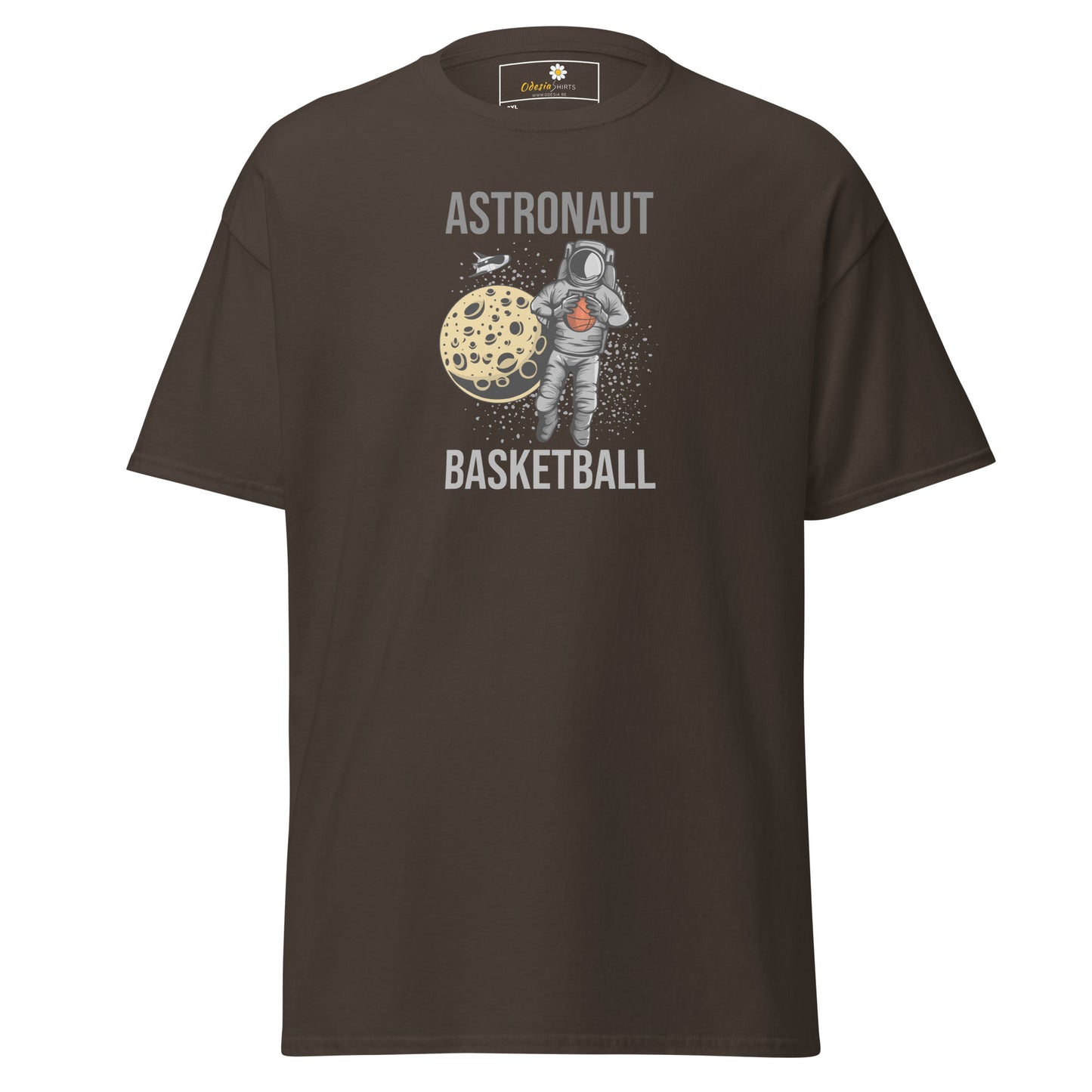 Unisex classic t-shirt - ASTRONAUT BASKETBALL - BIG