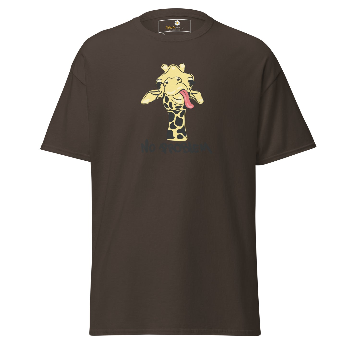 Unisex klassiek t-shirt - FUN GIRAF GEEN PROBLEEM - GROOT