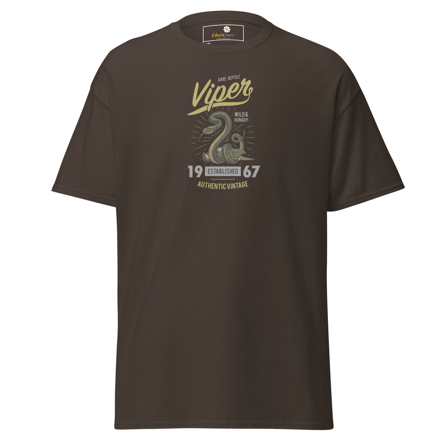 Unisex classic t-shirt - VINTAGE AUTHENTIC VIPER 1967 - BIG