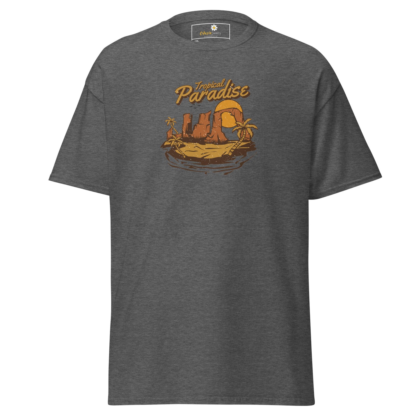 T-shirt classique homme - SUMMER TROPICAL PARADISE - BIG