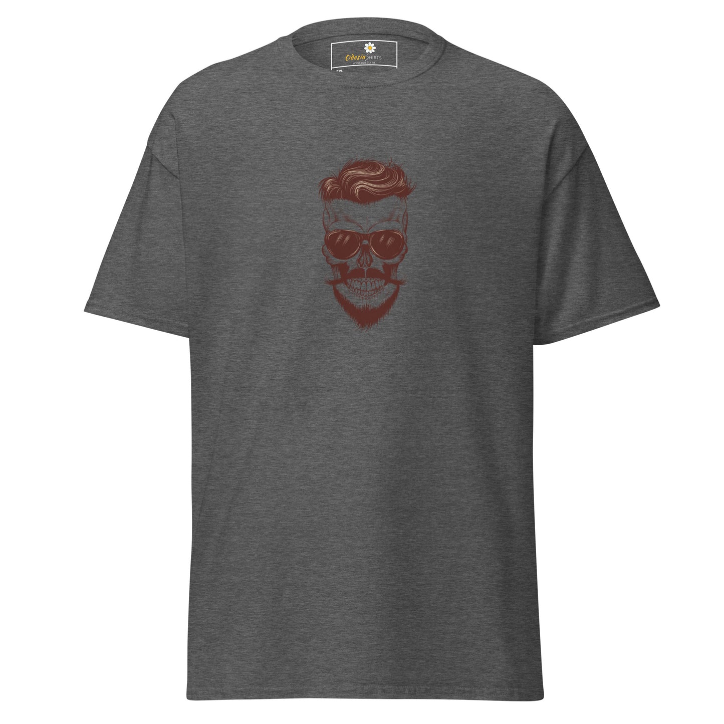 Unisex classic t-shirt - SKULL HIPSTER - BIG