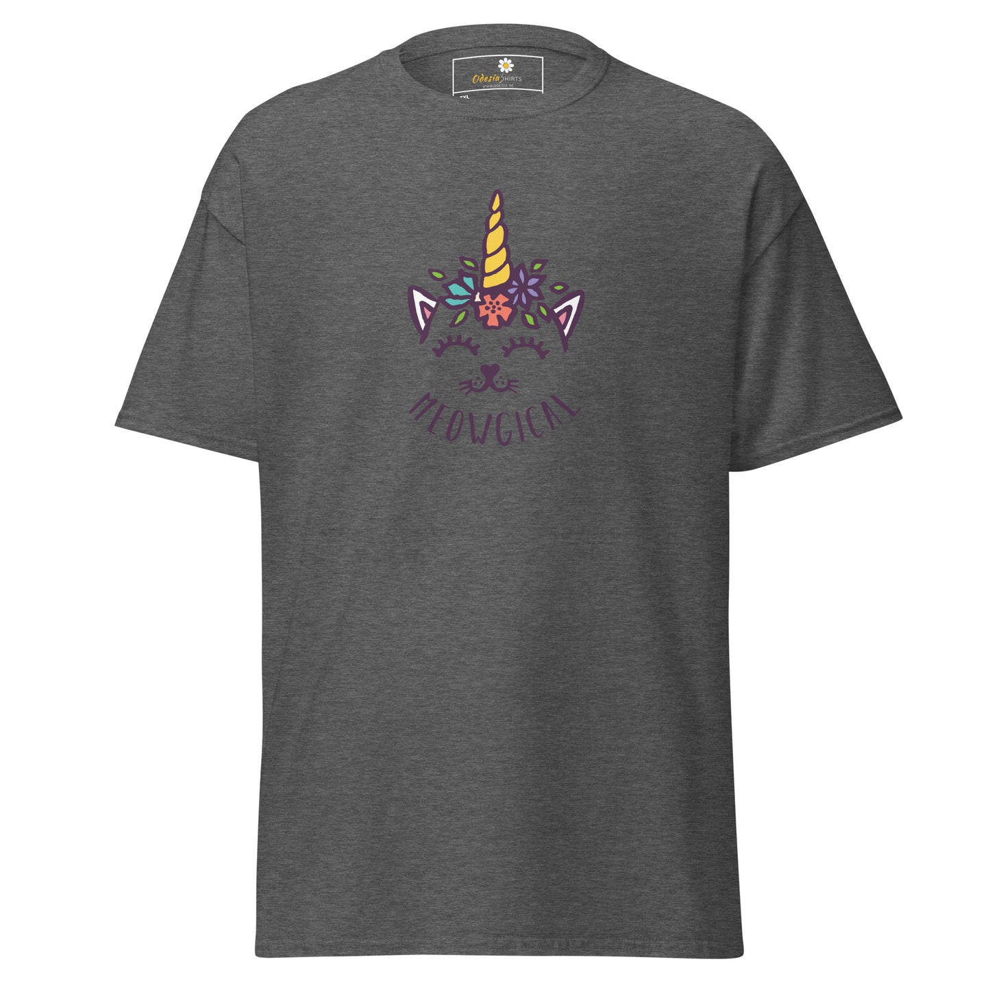 Unisex klassiek t-shirt - ANIMALS CAT MAGICAL - GROOT