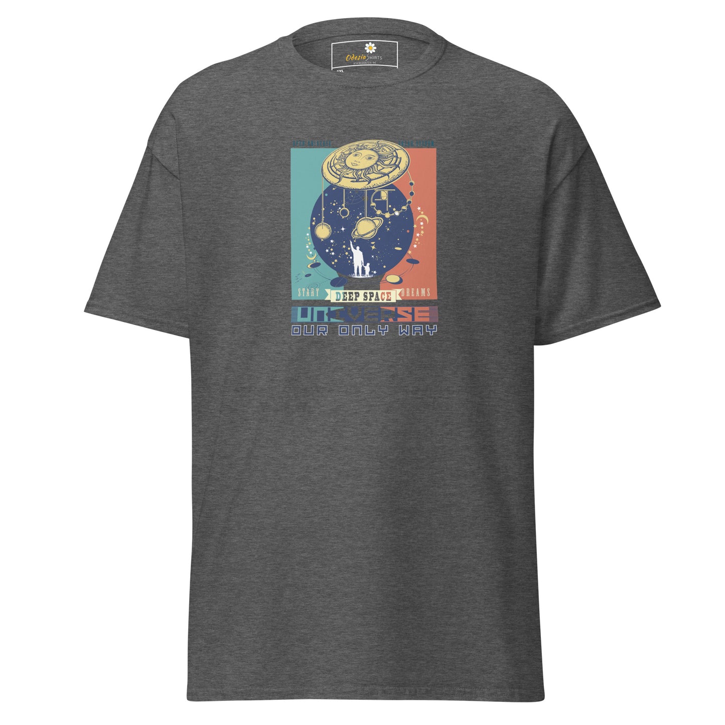Unisex classic t-shirt - ADVENTURE UNIVERSE OUR ONLY WAY - BIG