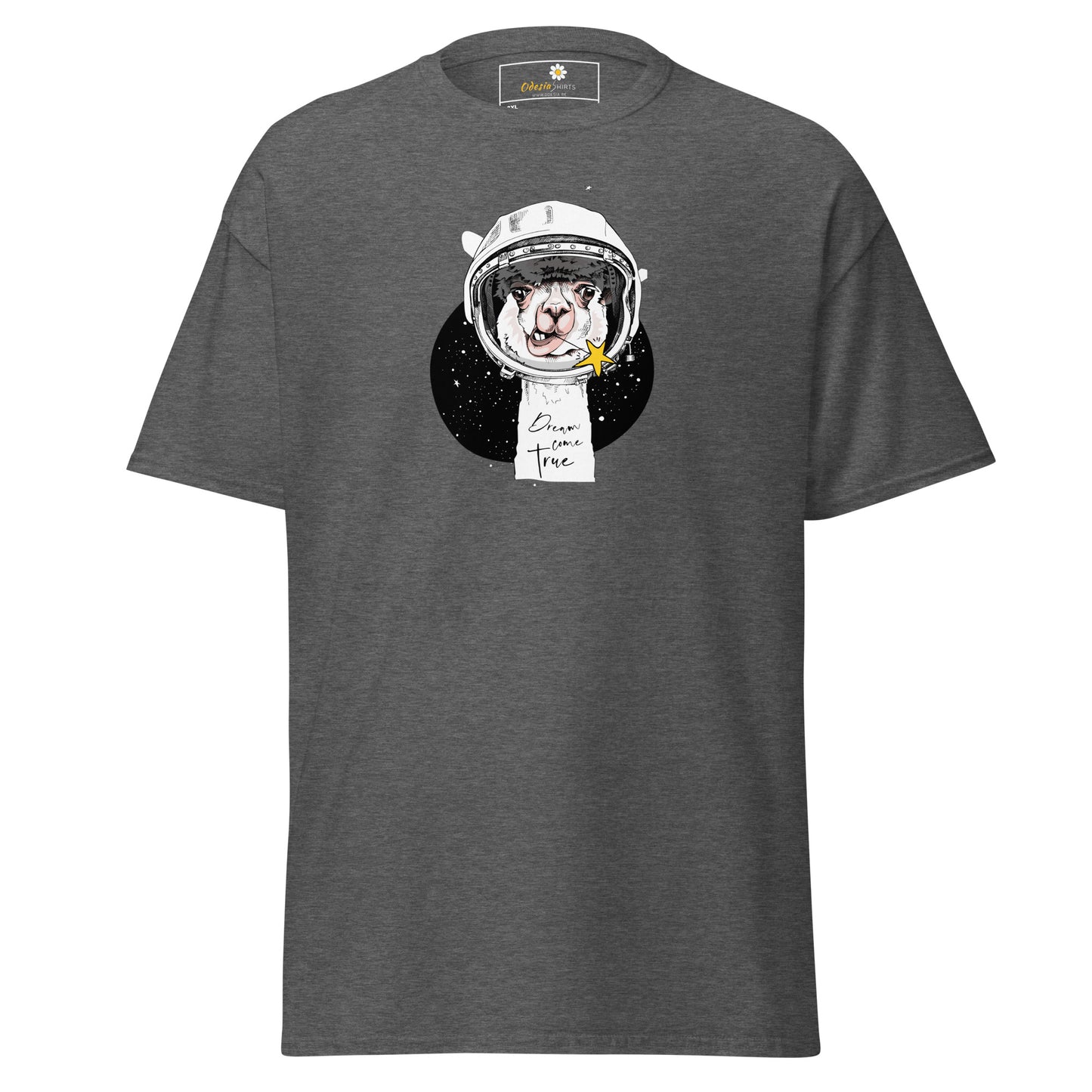 Unisex classic t-shirt - ASTRONAUT ANIMAL LAMA - BIG