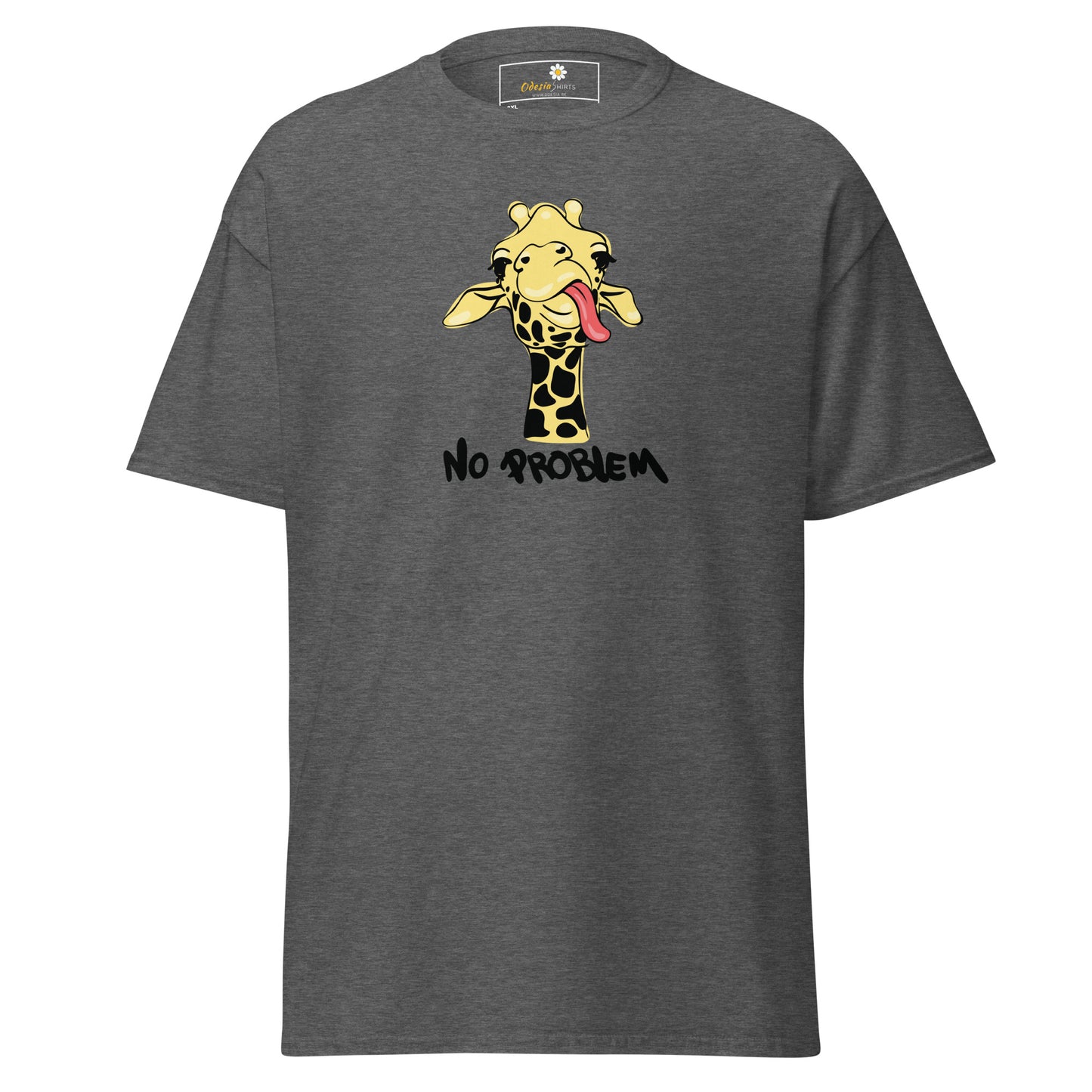 Unisex klassiek t-shirt - FUN GIRAF GEEN PROBLEEM - GROOT