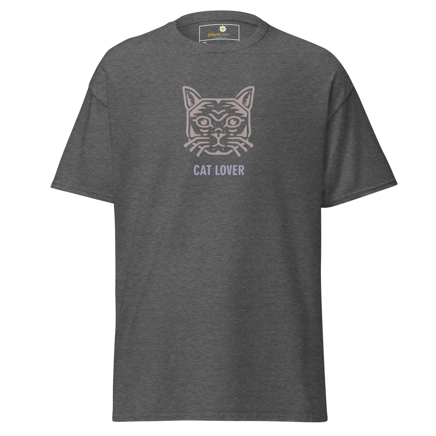 T-shirt classique unisexe - AMOUREUX DES ANIMAUX ET DES CHATS - GRAND