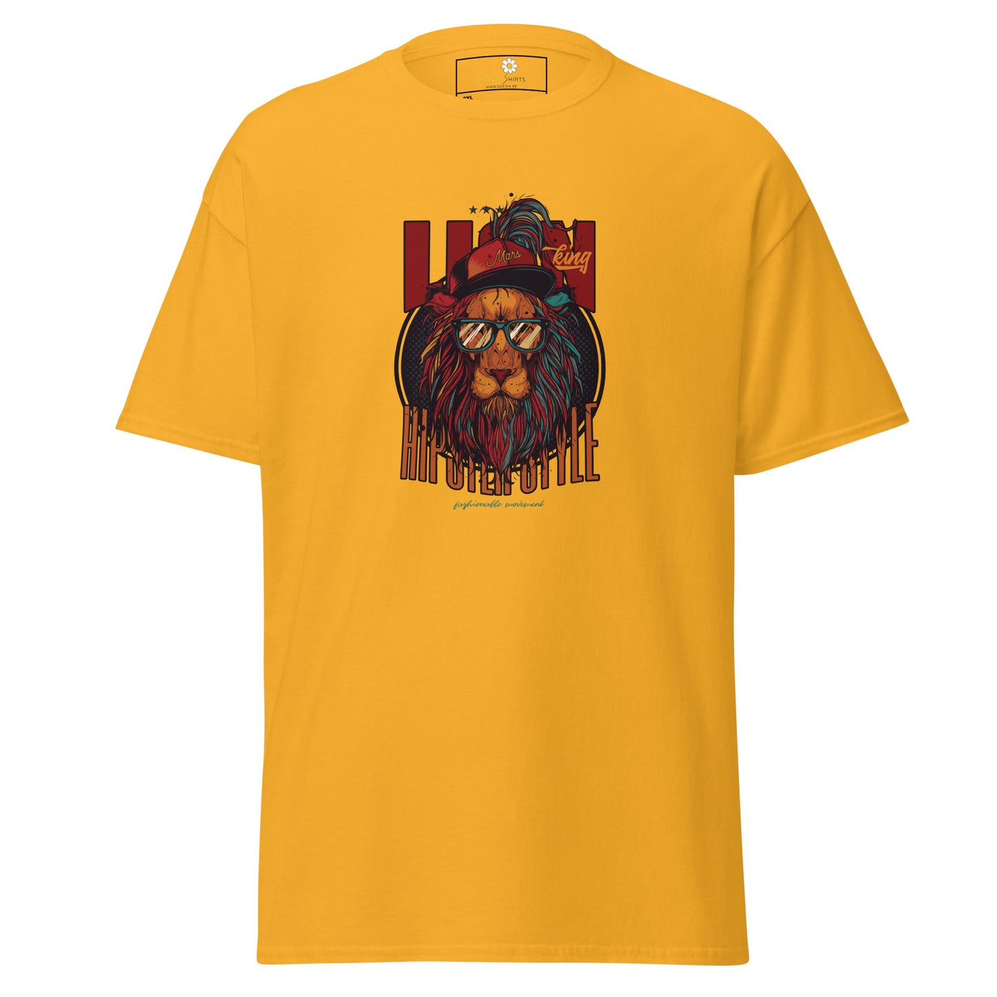 T-shirt classique unisexe - ANIMAUX LION - GRAND